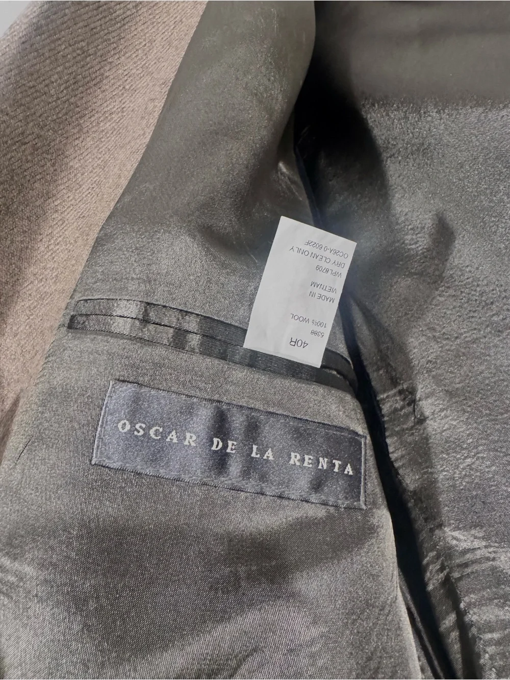 Oscar de la Renta Men’s Wool Blazer